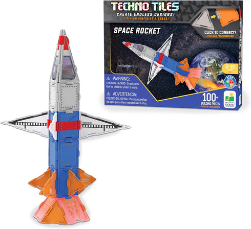 The Learning Journey International Techno Tiles - Space Rocket (100+ pcs)...