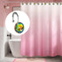 Sunlit Luxury Design Glitter Round Colorful Diamond Crystal Gem Bling with Glide Balls Shower Curtain Hooks, Rust Proof Metal Rhinestones Glam Sho...