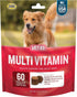 VetIQ Multivitamin Supplement for Dogs, Supports Active Brain Function, Immune System, and Digestive System, Hickory Smoke Flavored Dog Multivitam...