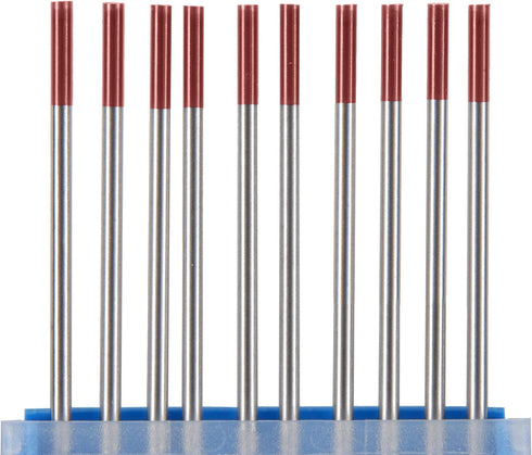 2% Thoriated TIG Welding Tungsten Electrodes 3/32” x7” 10-Pack...