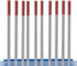 2% Thoriated TIG Welding Tungsten Electrodes 3/32” x7” 10-Pack...