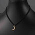 Moon Choker Dainty Choker Velvet Black Choker Moon Necklace Fashion Choker Necklace for Women...
