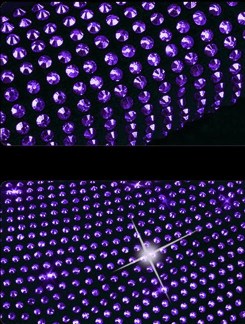 Plush Auto Gear Shift Knob Cover with Crystal Glitter Bling Rhinestones for Girls,Lady Universal Fit (Bling) (Purple)...