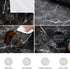Abyssaly Black Marble Paper Granite Wallpaper 15.7" X 118" Countertop Peel and Stick Self Adhesive Thickening for Kitchen Bathroom and Furniture...