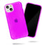 SteepLab Neon Highlighter Case for iPhone, The Grippy Jelly Case w/Protective Air Pockets (Saturated Vivid Purple, iPhone 13)...
