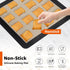 2Pcs Silicone Baking Mats for 12 Inch Cake Pan/12x12 Cheesecake Pan/Toaster Oven Air Fryer Liner, 11.75"Square Food Grade Silicone Mats for Baking...