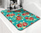 Coffee Bar Mat Accessories for Countertop Pioneer Flower Absorbent Hide Stain Rubber Backed Dish Drying Mats for Kitchen Counter Draining Pad Deco...