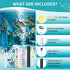 7 in 1 Aquarium Test Kit for Freshwater and Saltwater - 125 Aquarium Test Strips with Test Tube & Thermometer - Fast & Accurate Water Testing Stri...