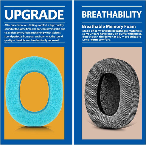 WH-XB910N Ear Pads - TRANSTEK Replacement Ear Cushion Compatible with WH-XB910N XB910 N Headphones (Grey Fabric)...