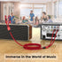 MOSWAG RCA Stereo Cable,2RCA Male to 2RCA Male Stereo Auxiliary Audio Cable Subwoofer Cable 3.28ft/1M, 24K Gold Plated Nylon Braided for Home Thea...