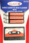 Audio Tape Cassette Head Cleaner w/ 3 Cleaning Fluids Care Wet Maintenance Kit by Alazco...