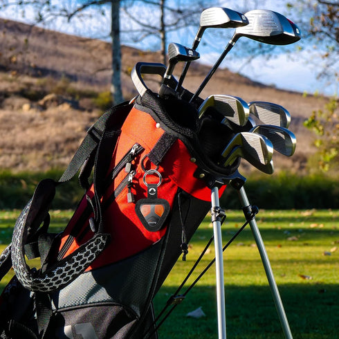 BOVKE Protective Case for Bushnell Wingman View Golf GPS Speaker Bluetooth Button, Wingman View Remote Control Holder Cover with Carabiner, Black...