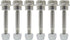 6PK 532188243 Shear Pin Bolts kit Replaces Husqvarna 588077501 532187494 532192090 AYP 188243 192090 179828 Snow Blowers...