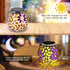 Mosaic Solar Lights Outdoor Lanterns, Decorative Mosaic Glass Solar Lamps Outdoor Waterproof, Hanging Lanterns Solar Night Lights for Garden,Patio...