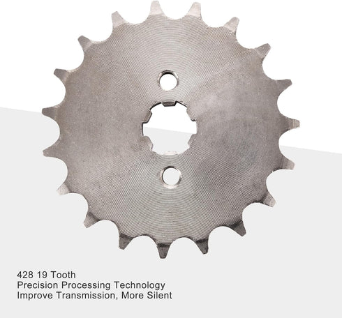 GOOFIT 17mm Sprocket Front for 50cc 70cc 90cc 125cc Motorcycle ATV Dirt Bike Go Kart(428-19T)...