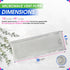 Microwave Grease Filter Replacement 13" x 4.7" WB06X10288 Compatible with GE Microwave Filter Replacement - Aluminum Mesh Filters for Kitchen Stov...