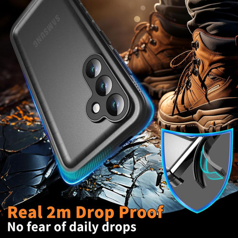 Cozycase for Samsung Galaxy S24 Waterproof Case - 360 Heavy Duty Full Body Protection/Shockproof/Dustproof/Double/Front and Back/IP68/S 24 Protect...