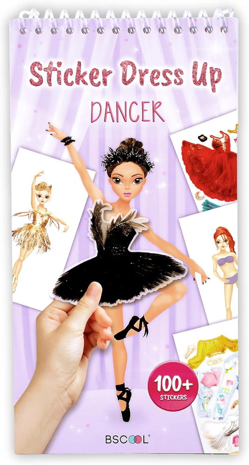 Sticker Dress Up Dancers | Sticker Activity Book for Kids | Learn Girls Fashion Design, Dancer Poses | with Sticker and Guide | for Kids 5 and up ...