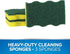 Dawn - 438059 Heavy-Duty Sponges, 3 Pack, Green and Yellow...