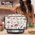 Mushroom Crock Pots Cover Resistant Oval Slow Cooker Cover with Top Handle Kitchen Appliance Cover Slow Cooker Protection Case Slow Cooker Cover f...