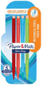 Paper Mate Non-Stop Mechanical Pencil | 0.7mm | HB #2 | Assorted Neon Barrel Colours | 4 Count...