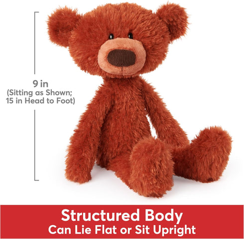 GUND Toothpick Pumpkin Pie, Teddy Bear Stuffed Animal for Ages 1 and Up, Pumpkin Orange, 15”...