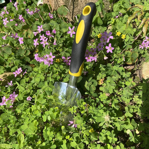 Hand Shovel for Gardening, Hand Trowel Potting Trowel Garden Tool, Cast Aluminum Heavy Duty Garden Hand Shovel Gardening Tool for Digging Planting...