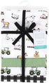Hudson Baby Unisex Baby Cotton Flannel Receiving Blankets, Boy Farm, One Size...
