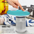 Farberware Compact Battery Operated Hands-Free Automatic Can Opener for any Size Can with Magnet to Safely Remove Lid, Seamless Opening Decreases ...