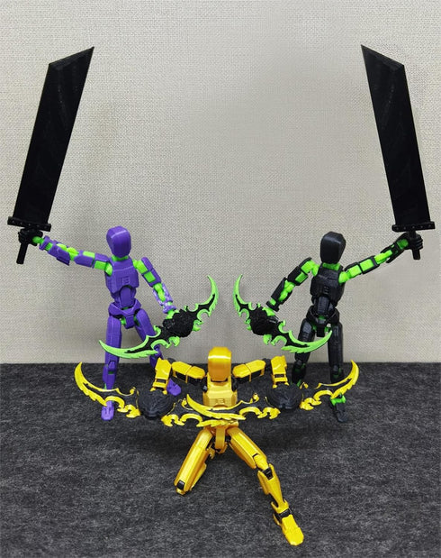 T13 (Assembly Completed) 3D Printed Action Figure,Dummy 13 Robot Action Figure, T13 Collectible Action Figure Articulated, for Collectors Desktop ...
