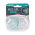 Dr. Talbot's Soft-Flex Orthodontic Pacifiers 0-6 Months, Aqua/White, 2 Pack...