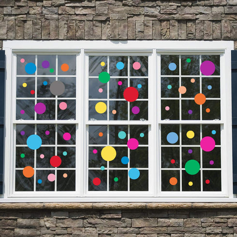 PARLAIM Wall Stickers for Bedroom Living Room, Polka Dot Wall Decals for Kids Boys and Girls (130 Circles)...