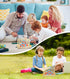 Wooden 4 in a Row Game, Kids Board Games for Kids 5 6 8 10 12 Year Olds, Travel Games for Kids and Adults, 2 Player Classic Family Board Games for...