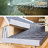 4 Pcs Gutter Valley Splash Guards Downspout Diverter Roof Rain Diverter White Roofing Gutter Guards with 40 Screws Gutters for House Residential F...