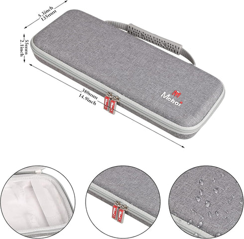 Mchoi Hard Case Fits for Logitech Pebble Keys 2 Combo K380s K380 Wireless Keyboard + M355 Pebble Mouse Combo, with Mesh Pocket for UBS Cable and A...