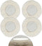 4 Pack sourdough bowl cover, Organic Reusable Cloth bowl cover for proofing, fits 5”-8.5” Diameter bowl and Jar mouth - Unbleached, Perfect for Fe...