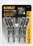 DEWALT DWPVTDRV 4-Piece Impact Ready Pivoting Nutsetters, 1/4-Inch, 5/16-Inch, 3/8-Inch, 7/16-Inch...