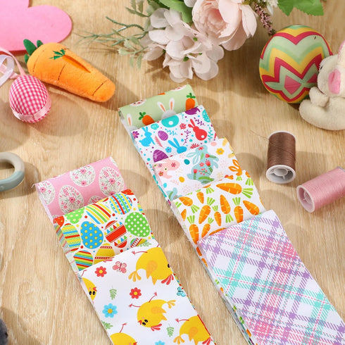 Peryiter 40 Pcs Cotton Jelly Fabric Roll Quilting Strips Different Patterns Patchwork Craft Sewing Supplies for Quilters Crafting Sewing DIY Craft...