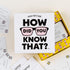Hygge Games How did You Know That? – Trivia Party Game, White...