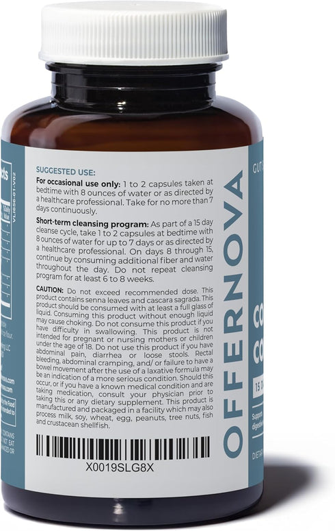 Complete Colon Detox 15 Days 30 Capsules, All Natural Colon Cleanser for Bloating and Constipation Relief for Women & Men, Advanced Gut Cleanse De...