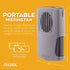 O2COOL Misting Neck Personal Travel Battery Powered Deluxe Cooling Fan, Single Pack (Gray)...