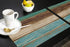 Vandarllin Placemats Set of 6, Retro Rustic Wood Texture Polyester Stain Resistant Table Mats Washable Placemat Decoration for Kitchen Dining Tabl...