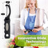 Zulay Kitchen Swivel Vegetable Peeler - Stainless Steel Potato & Veggie Peeler with Comfortable Grip - Built In Blemish Remover - Black...