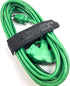 4pc 18" x 1.5" (13” useable) Nylon Webbing Hook and Loop Cinch Straps with Metal Buckle, Reusable Fastening, Securing, Cable Straps...