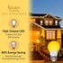 Simba Lighting LED Bug Non-Attracting Yellow Bulb 5W 40W Equivalent (4 Pack), Great for Outdoor Porch Light, Patio, Security, Night Light, Amber W...