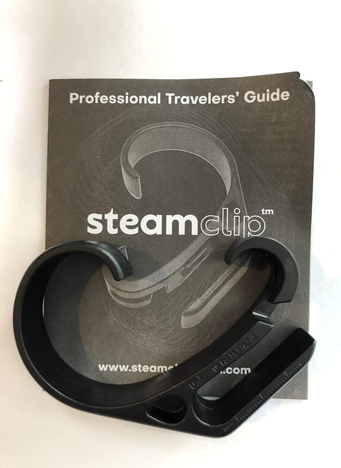 Travel Tool Over shower door hook Traveler's Steamer Clip Hook, Over The Door Hanger for Shower, Heavy Duty Clip Hooks for Clothes Bottle Opener &...