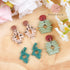 Puocaon Aztec Polymer Clay Cutters - 6 Pcs Clay Cutters for Polymer Clay Jewelry, Folk Western Polymer Clay Earring Cutters, Classic Aztec Polymer...