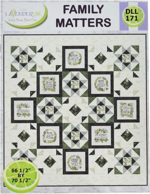 Lavender Lime Quilting Family Matters Notion, None...