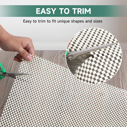 BALEINE Non Slip Rug Pad Rug Gripper for Hardwood Floors, Extra Thick Non Slip Mat Under Carpet (2'x3')...