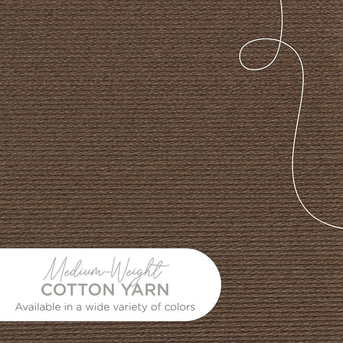Lion Brand Yarn Lightweight 24/7 Cotton Yarn for Knitting, Crocheting, and Crafts, Café Au Lait, 1 Pack...
